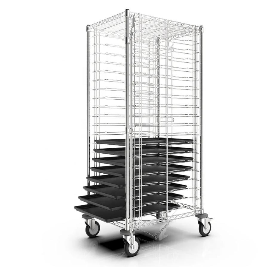 ESD trolley for trays