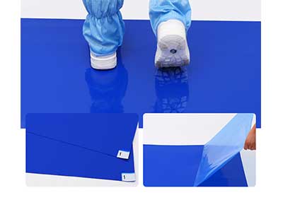 Use direction of cleanroom sticky mat