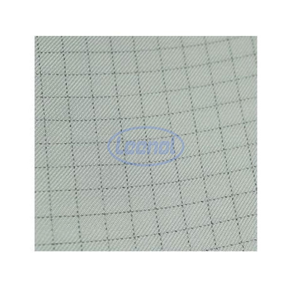 LN-10004 Cotton Imitation Quick-drying Grid ESD Anti static Fabric