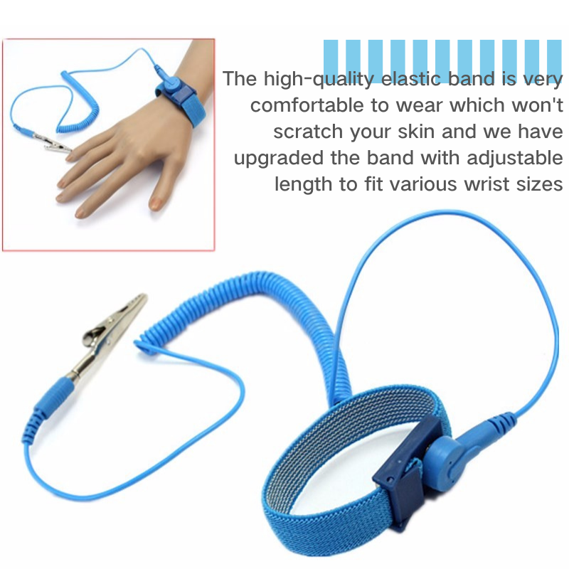 Cleanroom Use Antistatic Wrist Band ESD Anti-static Bracelet Wrist Strap  from China manufacturer - Leenol