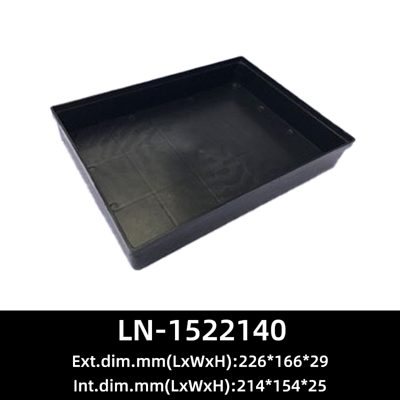 LN-1522140 PCB Storage Container PP Plastic Antistatic ESD Tray/Black ESD Packing Tray