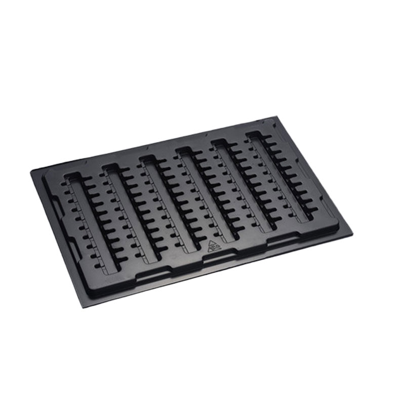 ESD anti-static PCB storage black blister tray