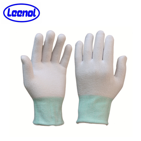 White Industrial Workshop Palm Gloves