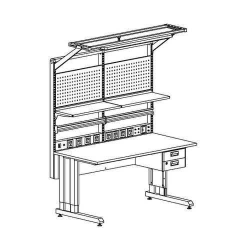 Production Line Electronic ESD Workbenches