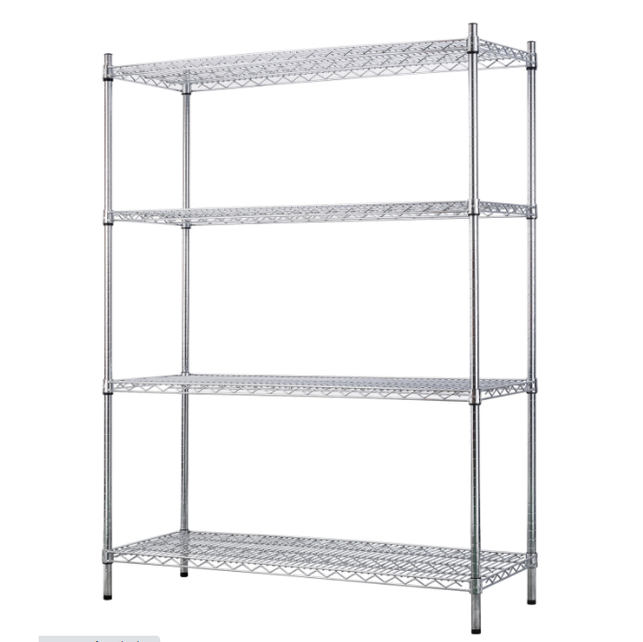 ESD Antistatic Chrome Plated Wire Rack Trolley
