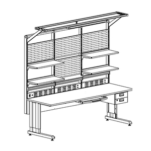 ESD Anti-Static Laboratory Workbench ESD Table