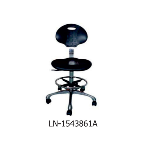 Black Conductive PU Cleanroom ESD Chair