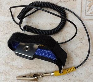Cleanroom Anti Static Velcro ESD Wrist Strap