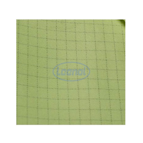 LN-10004 Cotton Imitation Quick-drying Grid ESD Anti static Fabric
