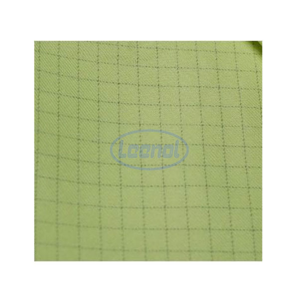 LN-10004 Cotton Imitation Quick-drying Grid ESD Anti static Fabric