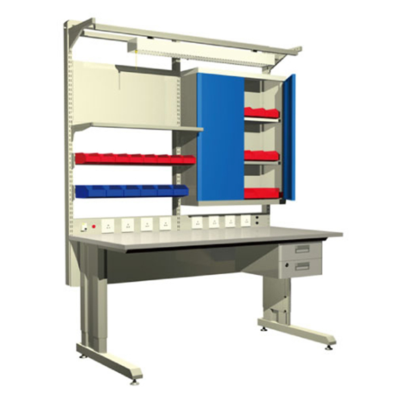 Customized Stainless Steel Heavy Duty Adjustable Cold Roll Steel ESD Workbench