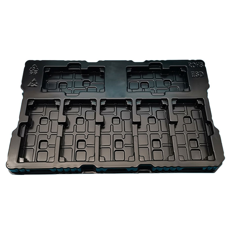 ESD anti-static PCB storage black blister tray