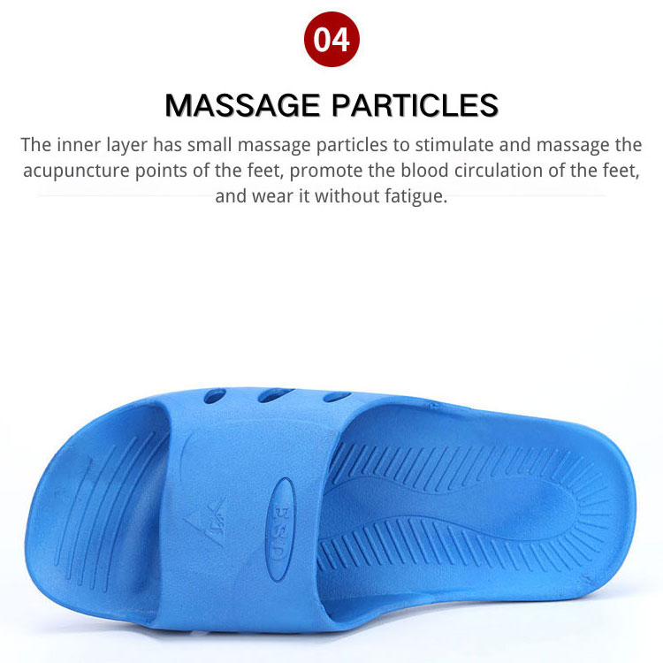 LN-1577101B Clean Room Anti-static Slippers CleanRoom PVC Non-slip Slippers