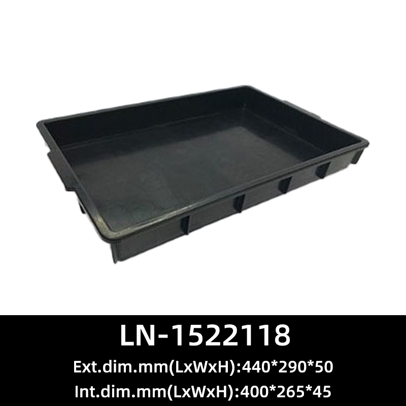 LN-1522118 Black Anti-static Plastic Electronics ESD Tray Component Storage ESD Tray