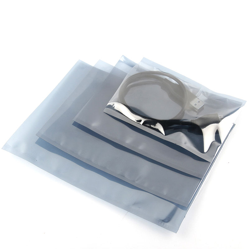 Custom Foil Aluminium Antistatic Zipper Packing Shielding ESD Bag