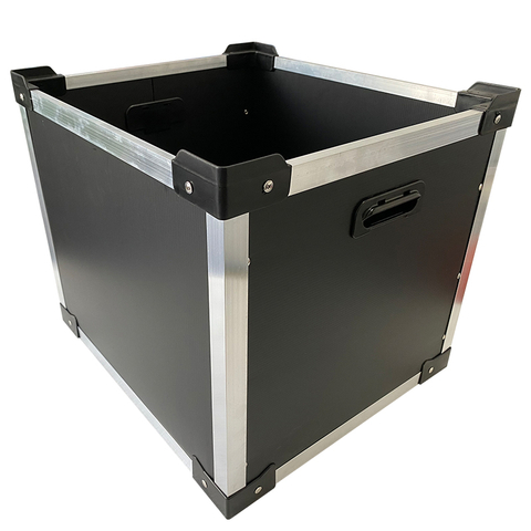 *LN-1526423 Plastic ESD Conductive Boxes Black Bins For Storage