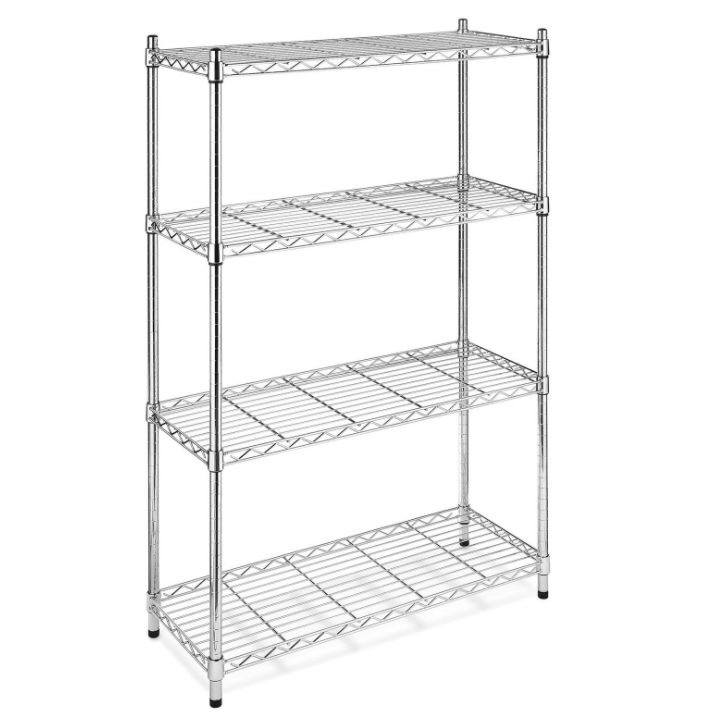 ESD Antistatic Chrome Plated Wire Rack Trolley