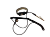 Black Metal ESD Wrist Strap PU Grounding Cord