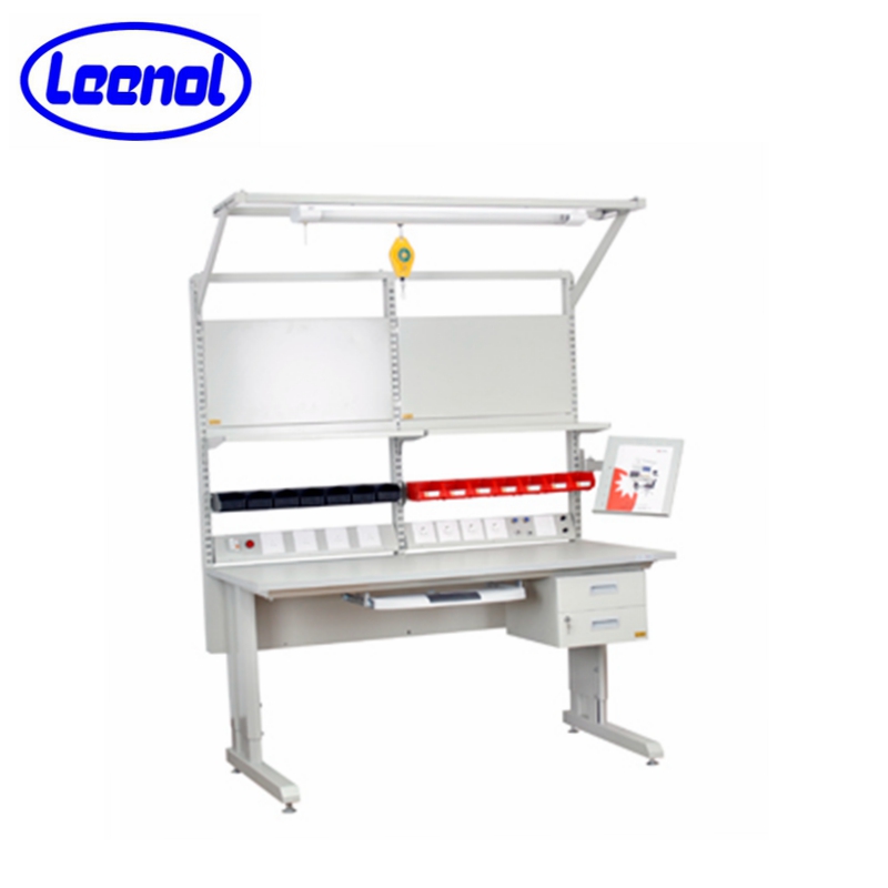 ESD with lamp workshop workbench anti-static electronic repair laboratory workbench