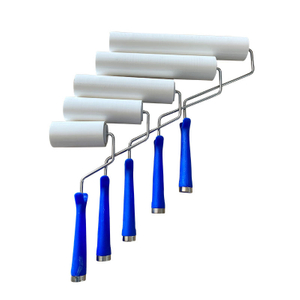Leenol 8 Inch Dust Removal Disposable Peelable White PE Sticky Roller