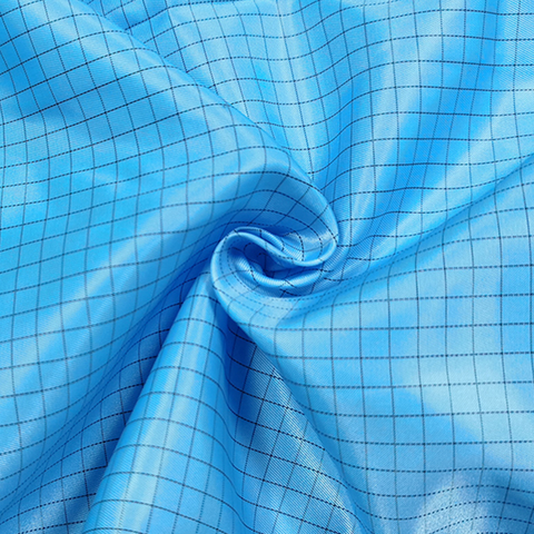 5mm Grid ESD Polyester Fabric Washable Anti-static Fabric 