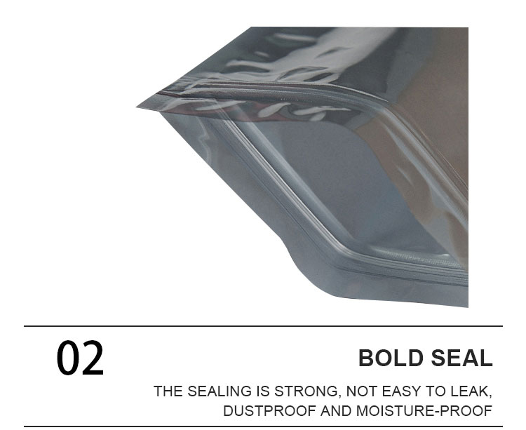 Faraday cage effect static shielding bag with 10e8-10e11 ohms surface resistance