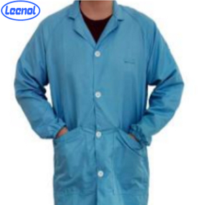 White 5mm Grid Moisture‑Wicking Short ESD Jacket