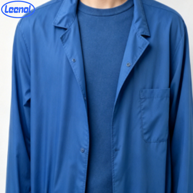 92% Polyester Conductivet with 3mm Diamond Grid Blue ESD Jacket