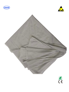 LEENOL Cleanroom Dustproof 94% polyester, 6% conductive wire 4mm New anti-static fabric now available—cool and breathable