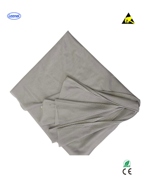 LEENOL Cleanroom Dustproof 94% polyester, 6% conductive wire 4mm New anti-static fabric now available—cool and breathable